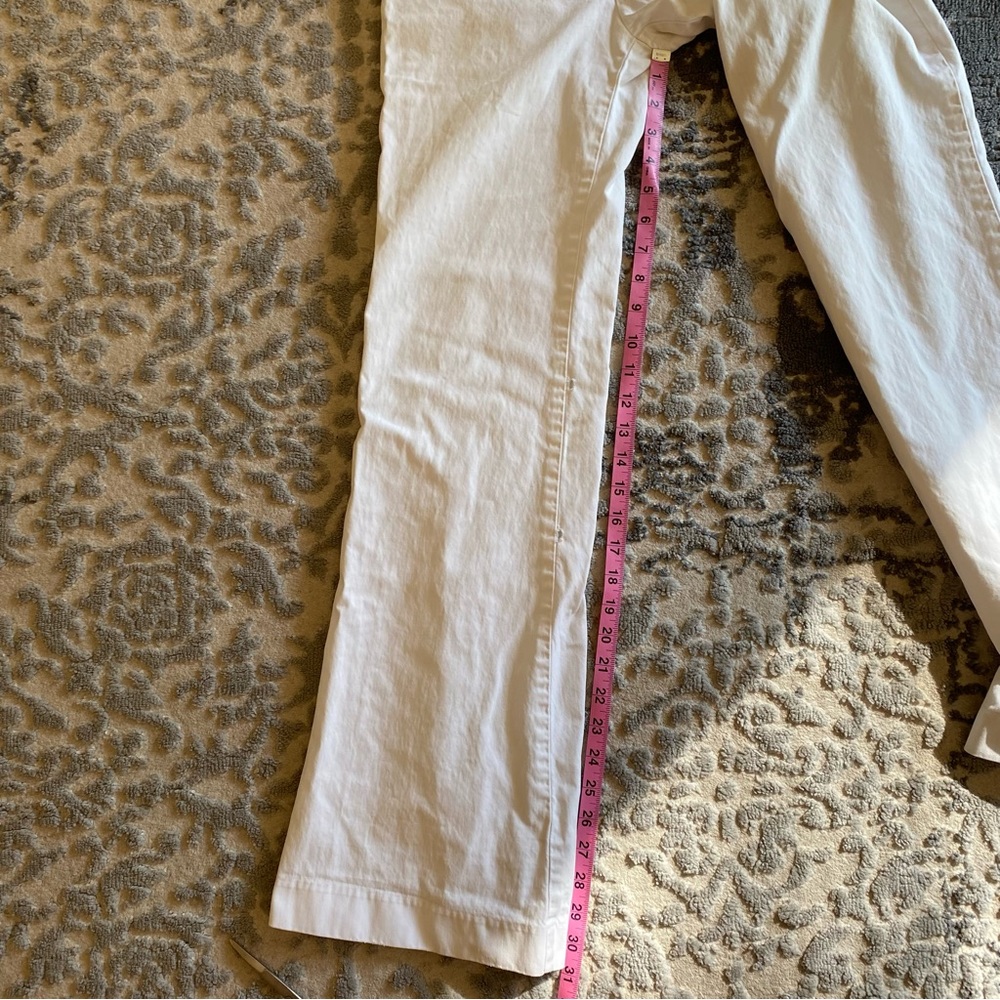 Y2K Abercrombie & Fitch low rise flare leg white jeans - Picture 9 of 14